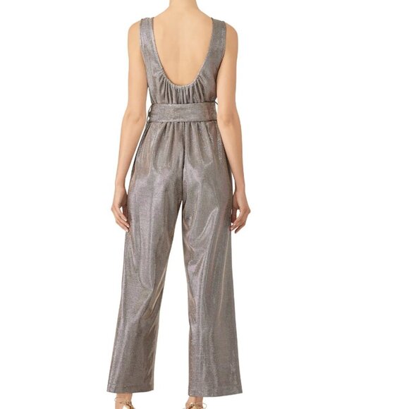 Carolina Ritzler Shimmer Mae Jumpsuit size 6 - Picture 2 of 7